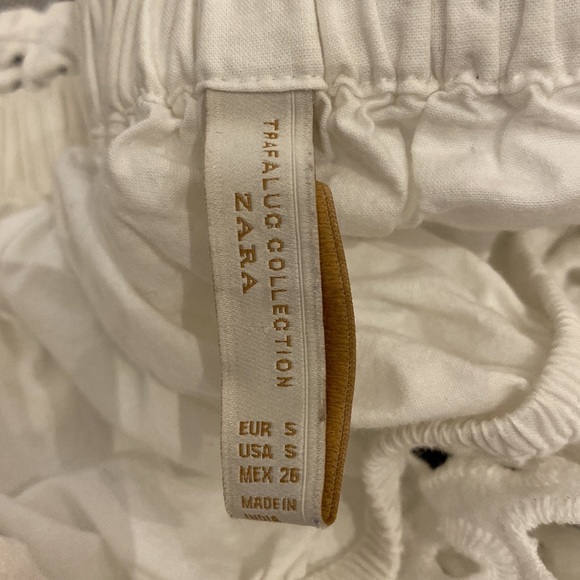 Zara Off the shoulder white embroidered cropped top.  Beautiful for summer! - Picture 7 of 7